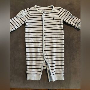 Ralph Lauren Striped Baby One Piece 3m